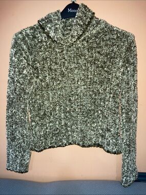 Cozy Olive Green Turtleneck Sweater